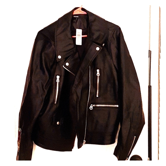 torrid Jackets & Blazers - Torrid Embroidered Moto Jacket